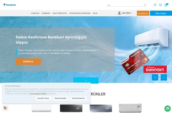 daikin.com.tr masaüstü ekran görüntüsü