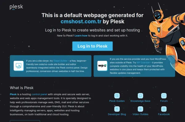 cmshost.com.tr masaüstü ekran görüntüsü