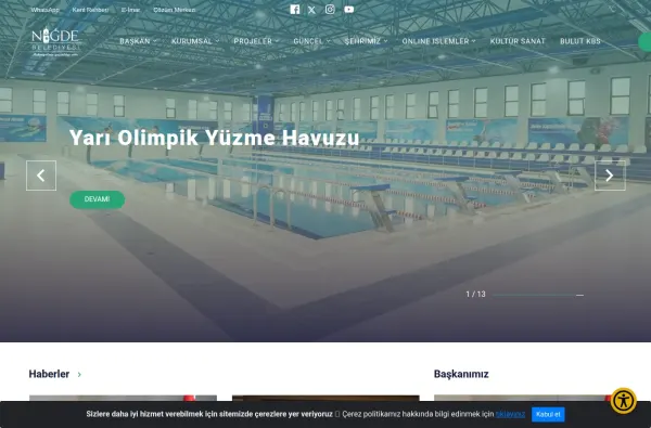 nigde.bel.tr masaüstü ekran görüntüsü