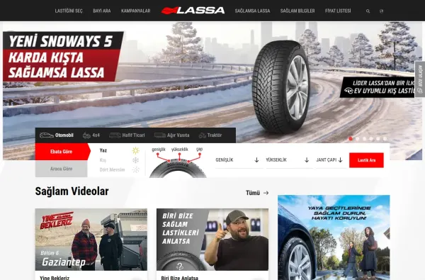 lassa.com.tr ekran görüntüsü