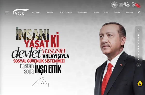 sgk.gov.tr masaüstü ekran görüntüsü