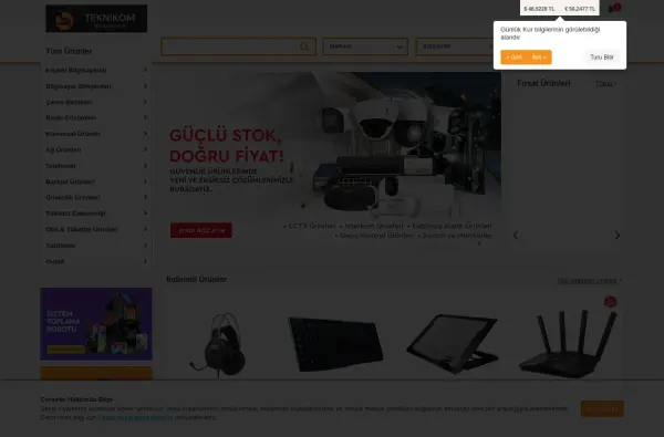 teknikom.com.tr ekran görüntüsü
