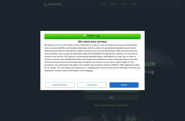 comunio.com.tr ekran görüntüsü