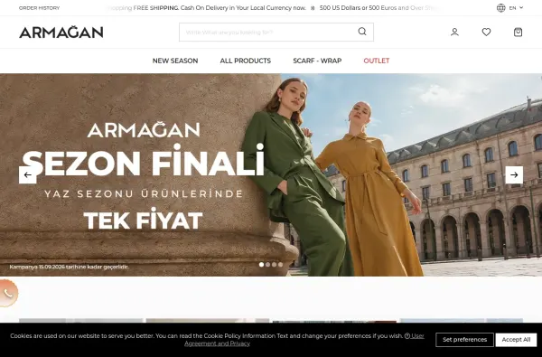 armagangiyim.com.tr ekran görüntüsü