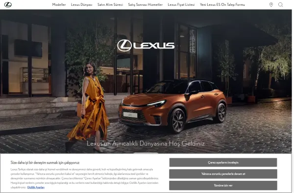 lexus.com.tr ekran görüntüsü