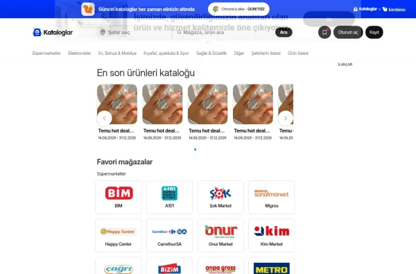 kataloglar.com.tr ekran görüntüsü