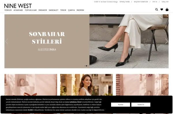ninewest.com.tr ekran görüntüsü