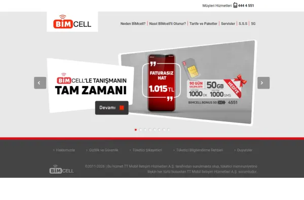 bimcell.com.tr ekran görüntüsü