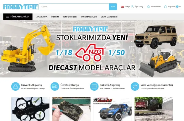 hobbytime.com.tr ekran görüntüsü