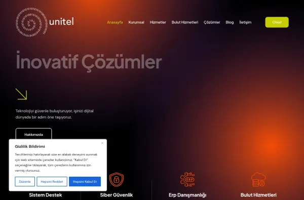 unitel.com.tr ekran görüntüsü