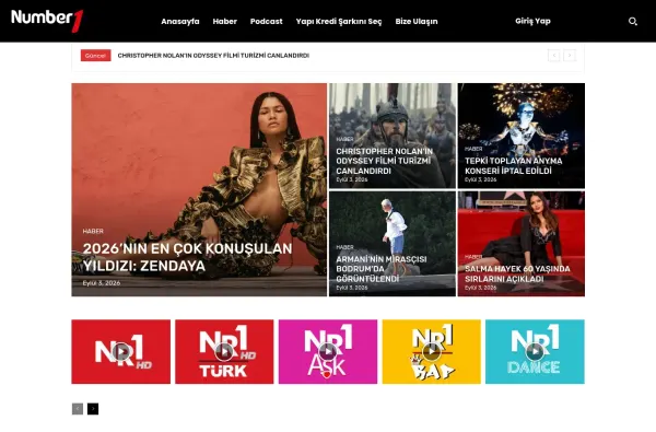 numberone.com.tr ekran görüntüsü