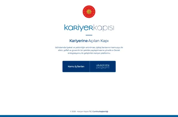 kariyerkapisi.gov.tr masaüstü ekran görüntüsü