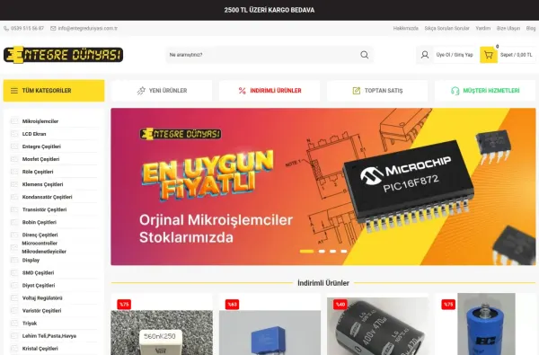 entegredunyasi.com.tr masaüstü ekran görüntüsü