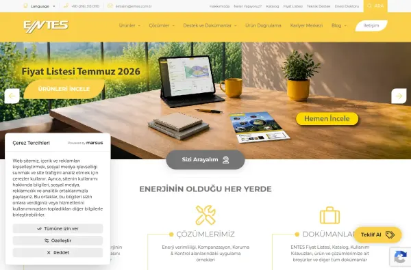 entes.com.tr ekran görüntüsü