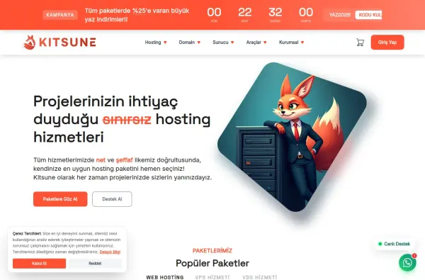 kitsune.tr ekran görüntüsü