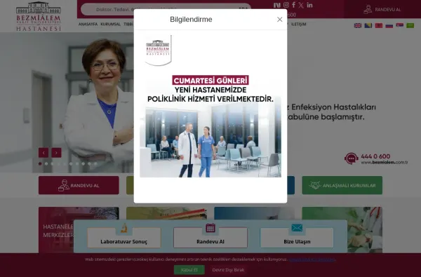 bezmialem.com.tr masaüstü ekran görüntüsü