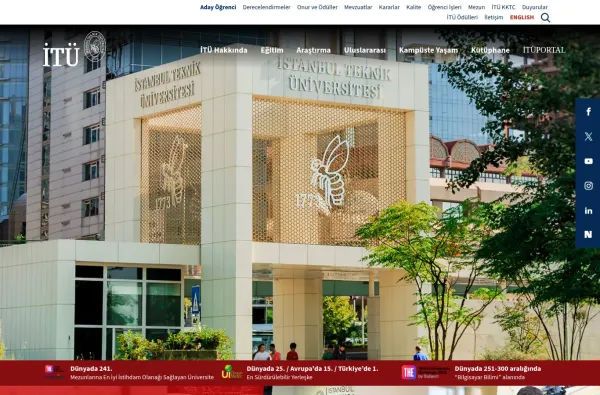 itu.edu.tr masaüstü ekran görüntüsü
