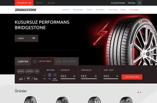 bridgestone.com.tr ekran görüntüsü