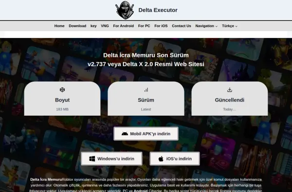 deltaexecutor.org.tr ekran görüntüsü