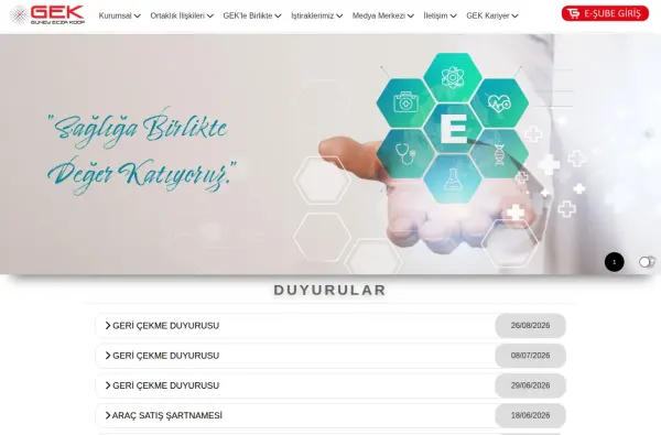 gek.org.tr ekran görüntüsü