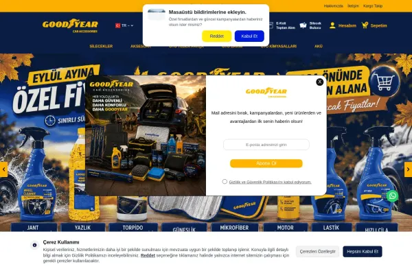 goodyearotoaksesuar.com.tr ekran görüntüsü