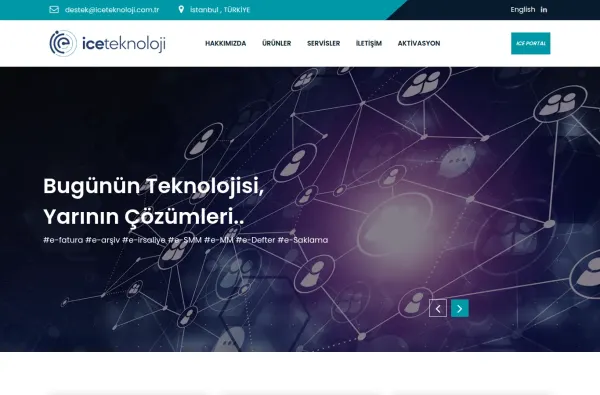 iceteknoloji.com.tr masaüstü ekran görüntüsü