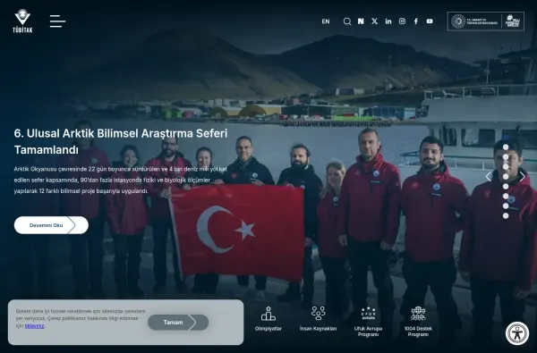 tubitak.gov.tr masaüstü ekran görüntüsü