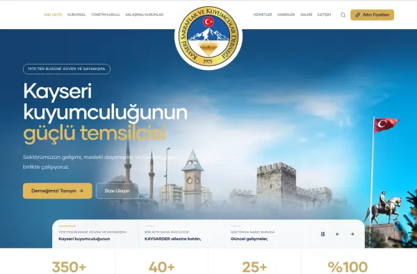 kaysarder.org.tr ekran görüntüsü