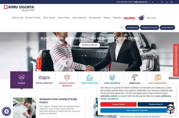 korusigorta.com.tr ekran görüntüsü