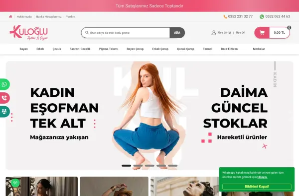kuloglutekstil.com.tr masaüstü ekran görüntüsü