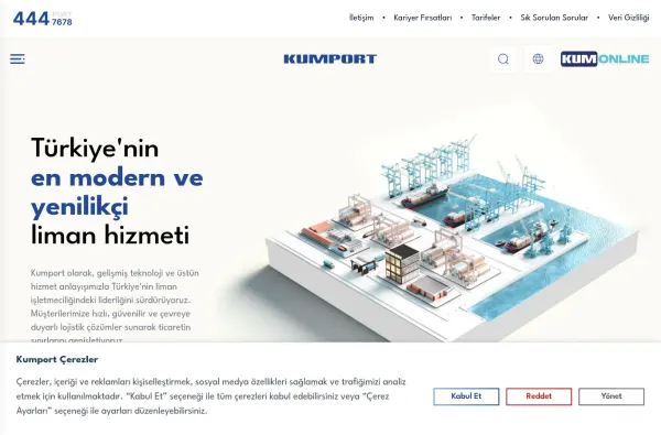 kumport.com.tr ekran görüntüsü
