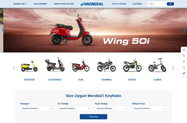 mondialmotor.com.tr masaüstü ekran görüntüsü