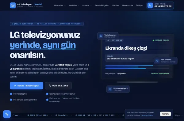 lgtelevizyonservisi.com masaüstü ekran görüntüsü