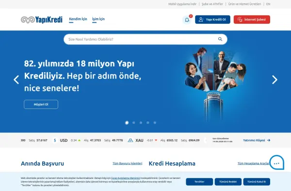 yapikredi.com.tr masaüstü ekran görüntüsü