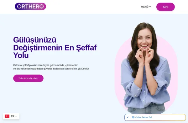 orthero.com.tr ekran görüntüsü