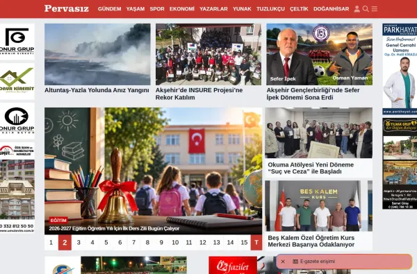 pervasiz.com.tr masaüstü ekran görüntüsü