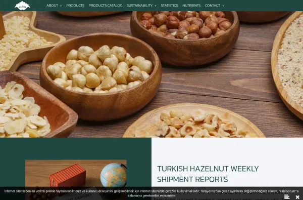 sabirhazelnut.com.tr ekran görüntüsü