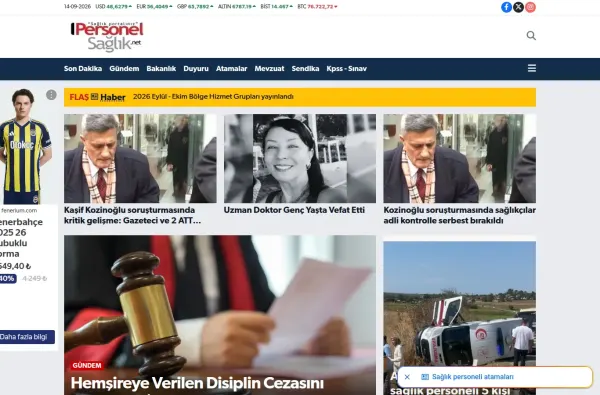 saglikpersoneli.com.tr ekran görüntüsü