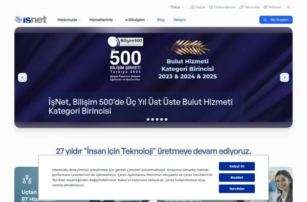 isnet.net.tr masaüstü ekran görüntüsü