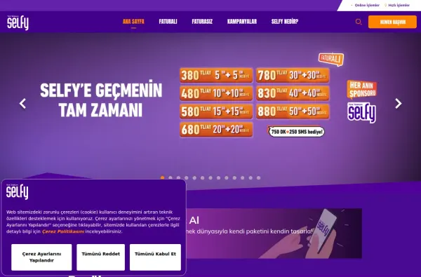 selfy.com.tr ekran görüntüsü
