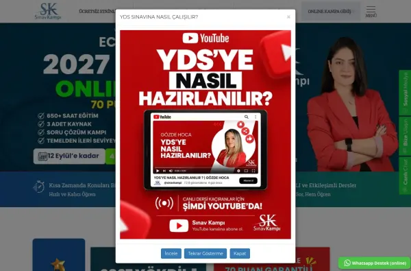 sinavkampi.com.tr ekran görüntüsü