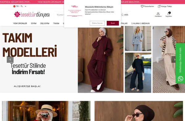 tesetturdunyasi.com.tr masaüstü ekran görüntüsü