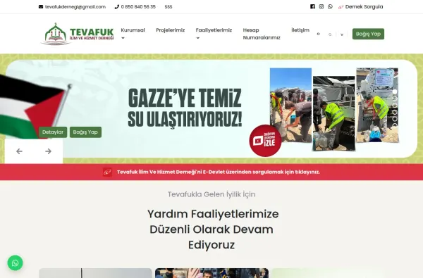 tevafuk.org.tr ekran görüntüsü