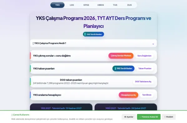 yksprogram.com.tr ekran görüntüsü