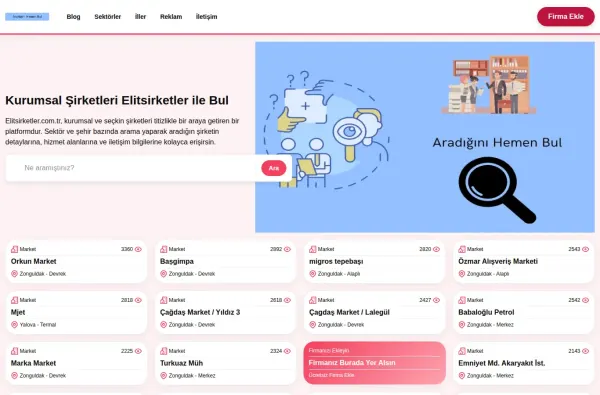 elitsirketler.com.tr masaüstü ekran görüntüsü