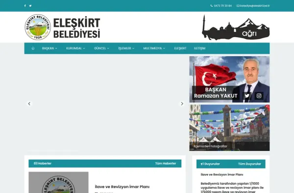 eleskirt.bel.tr masaüstü ekran görüntüsü
