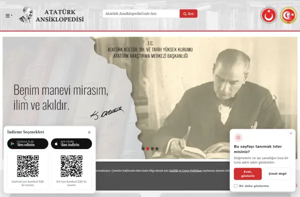 ataturkansiklopedisi.gov.tr masaüstü ekran görüntüsü