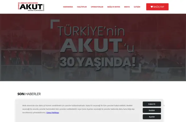 akut.org.tr masaüstü ekran görüntüsü