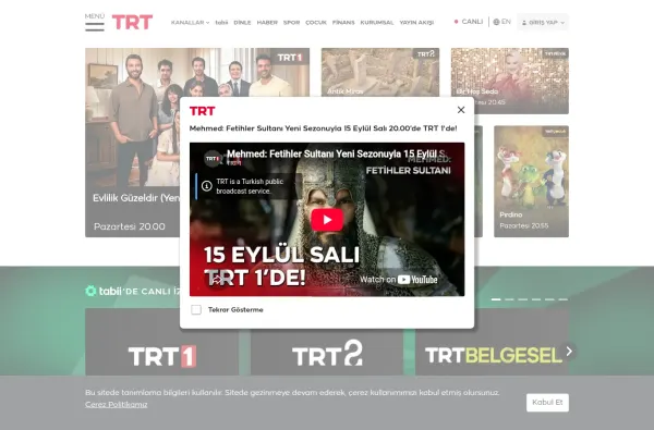 trt.com.tr masaüstü ekran görüntüsü