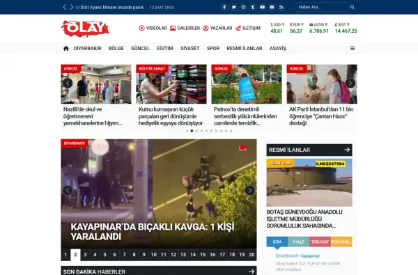 diyarbakirolay.com.tr ekran görüntüsü